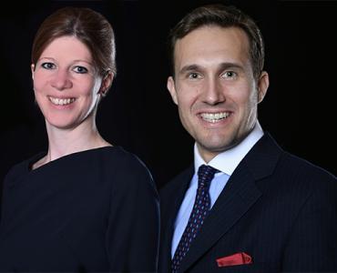 Frederik Bjorn and Clare Hetherington of law firm Payne Hicks Beach