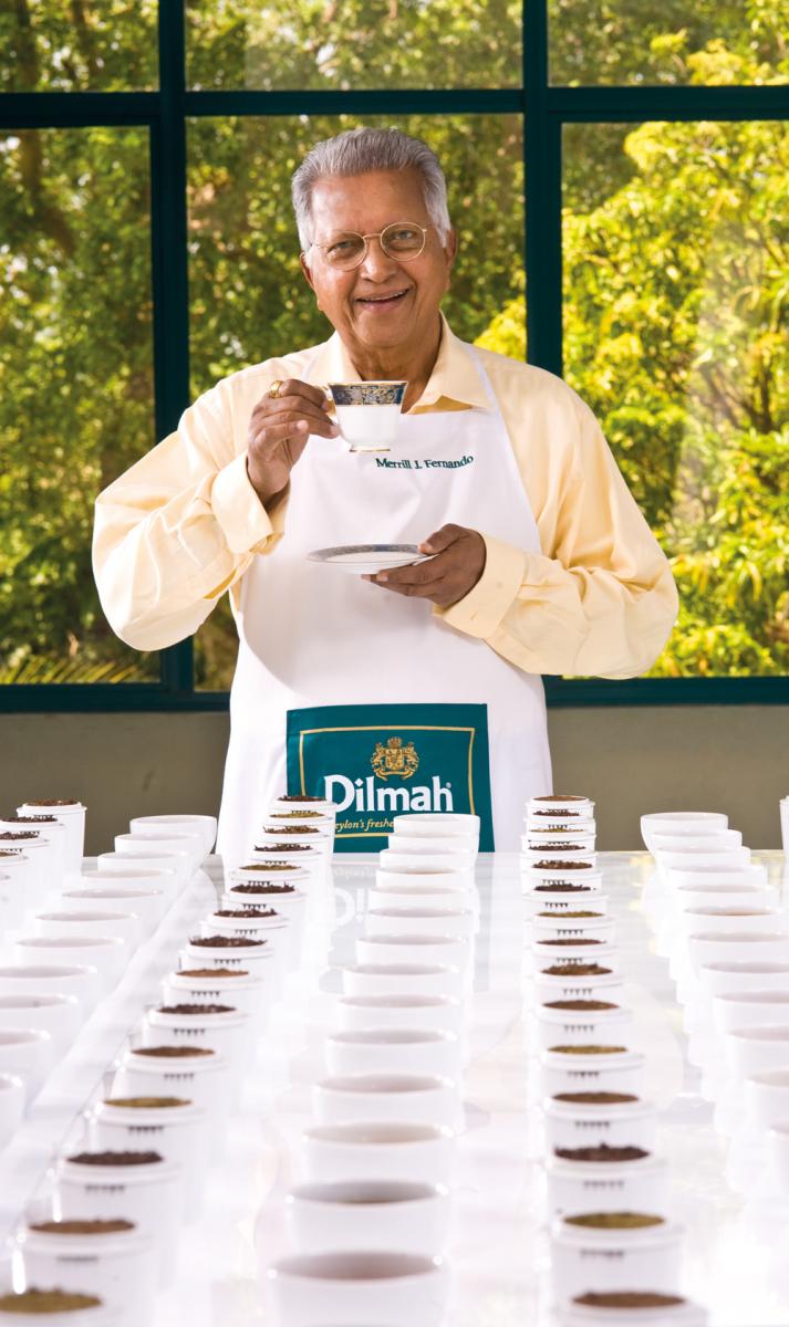 Merrill J Fernando - The Dilmah range includes black, flavoured, oolong, green, white, herbal, organic, decaf and chai teas