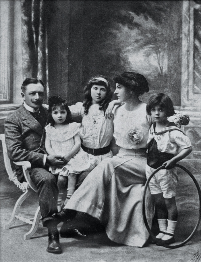 The photo that started it all: The Lugan d?Alban family in their ancestral home, Lot et Garonne, France, shortly after World War I, in 1914-1918