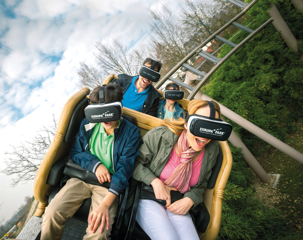 Thrill-seekers get more than a virtual experience on a Europa-Park rollercoaster - Photo: Courtesy of Europa Park