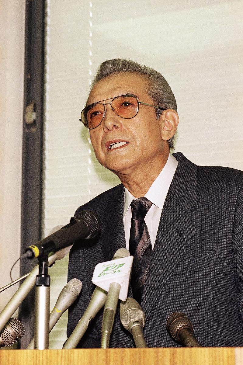 Former Nintendo president Hiroshi Yamauchi. Yamauchi, known for his role in enhancing the company's global presence as a game console maker.