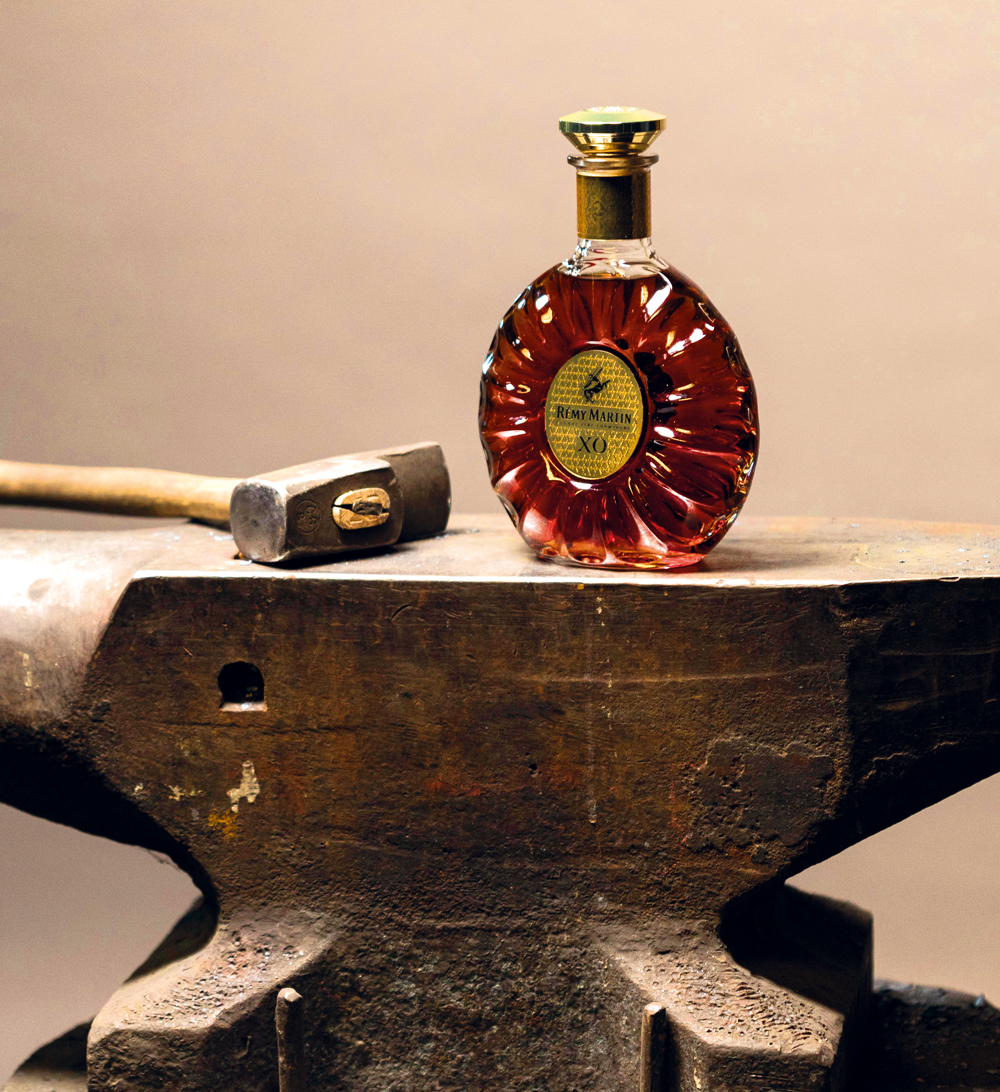 The cellar master for Remy Martin blends up to 400 different eaux de vie to create its XO cognac. It features eaux de vie aged 10-37 years with an average of 25 years of maturation