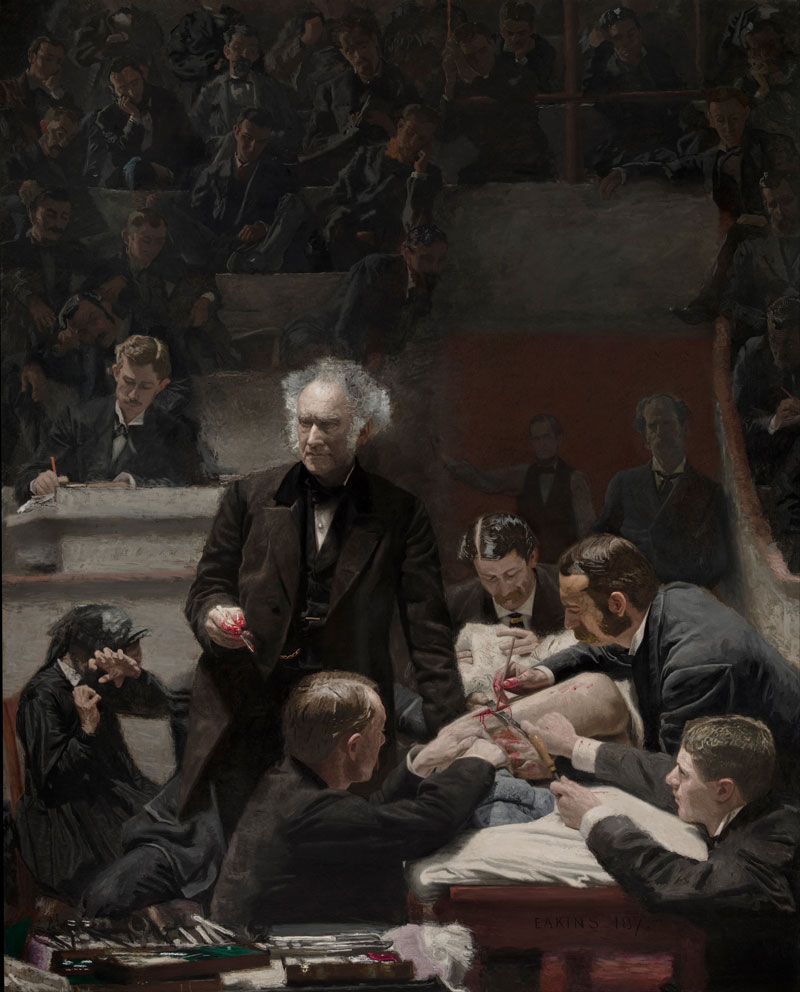 Thomas Eakins, American - Portrait of Dr. Samuel D. Gross (The Gross Clinic)