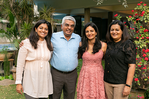 Nirupa Shankar with her family – Pavitra Shankar, M R Jaishankar and Githa Shankar
