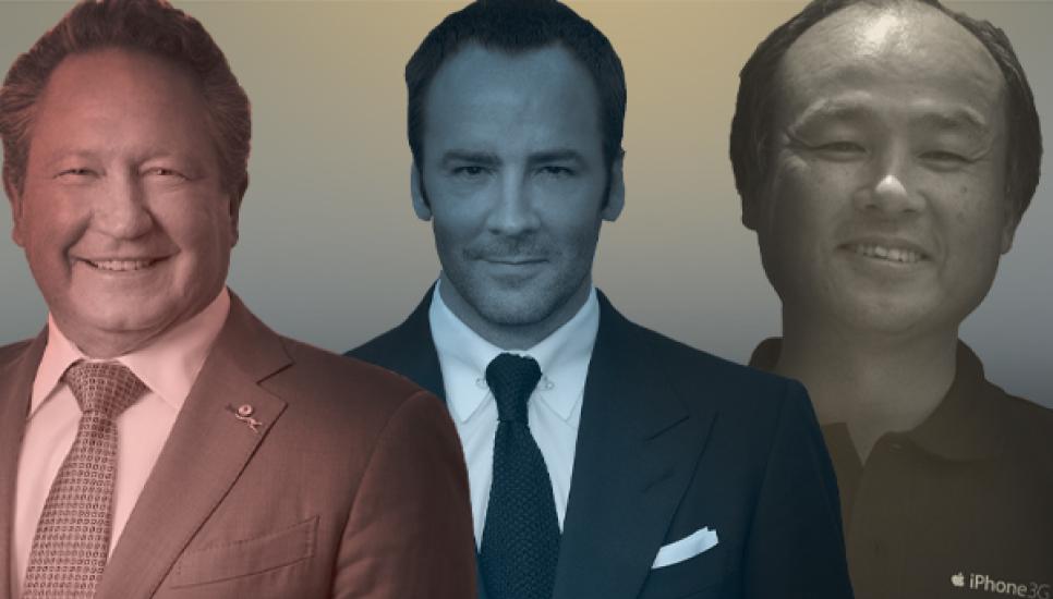 FB Roundup: Andrew Forrest, Tom Ford, Masayoshi Son