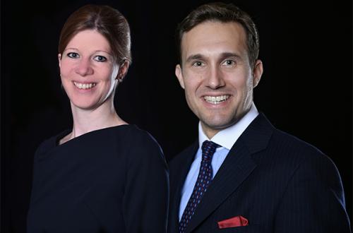 Frederik Bjorn and Clare Hetherington of law firm Payne Hicks Beach